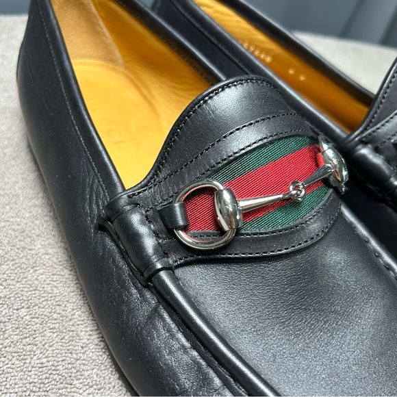 EUC Gucci mens horsebit Loafers size 9 - Picture 2 of 8